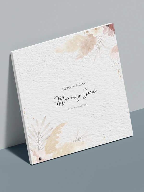 Álbum de firmas boda
