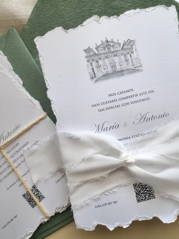 Invitaciones de papel