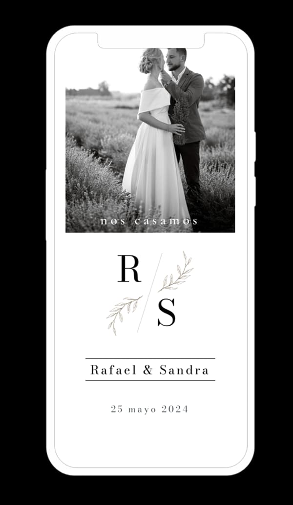 Invitaciones digitales boda